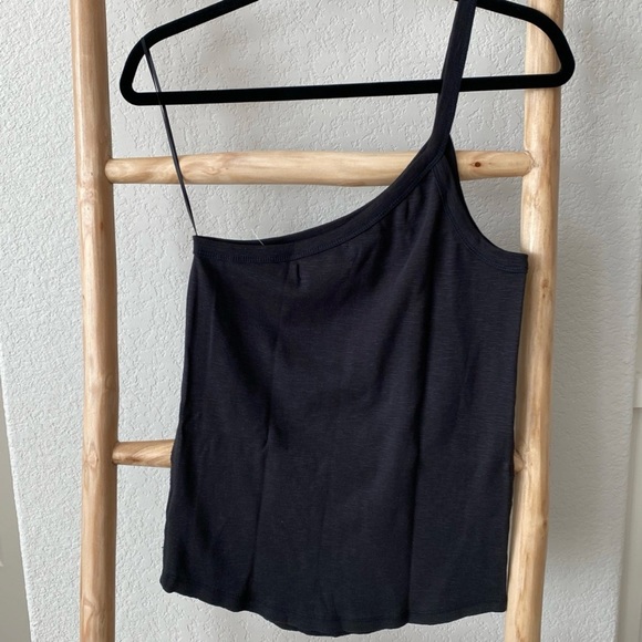 NWT / Free People One Way Or Another One-Shoulder Tank Top / Size XL - Picture 4 of 11